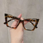 Cat Eye Glasses Clear Women Fashion Frame, Transparent Myopia Optical