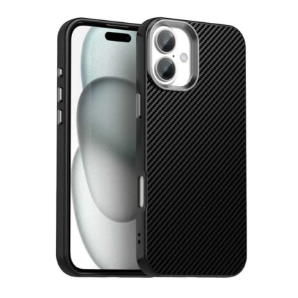 Carbon Fiber Series IMD Phone Case, For iPhone 16 Plus, For iPhone 16, For iPhone 15 Pro Max, For iPhone 15 Pro, For iPhone 15 Plus