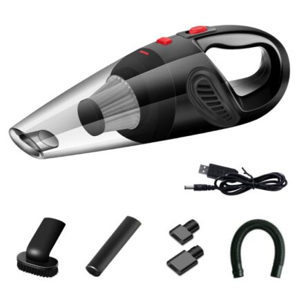 High-Power Small Handheld Car Vacuum Cleaner, Wireless Vacuum Cleaner with USB Cable, Paint Wireless Vacuum Cleaner with USB Cable, Wired Vacuum Cleaner