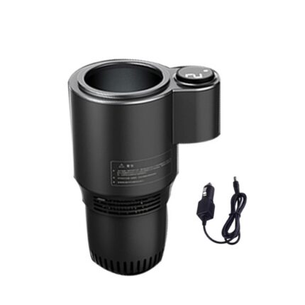 Car Digital Display Fast Cooling and Heating Cup, Style:, Generation 1 Black, Generation 3 Gray, Generation 3+EU Plug, Generation 3+EU Plug+Cup
