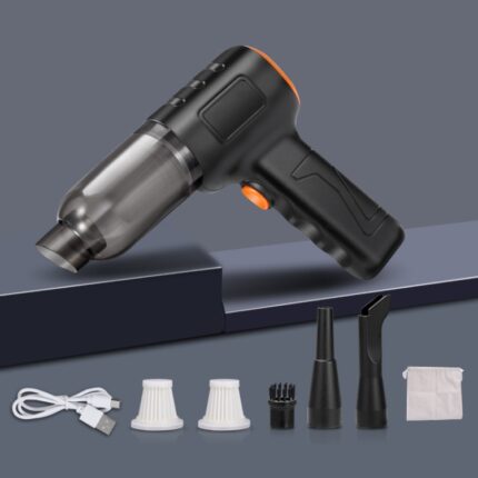 Car Vacuum Cleaner Large Suction Power Wireless Pump Inflatable Blower Handheld Small Vacuum Cleaner, Brush 200W+2 Filters+Storage Bag (Black), Brush 200W+3 Filters+Air Bag (Black), Brushless 260W+2 Filters+Storage Bag (Black)...