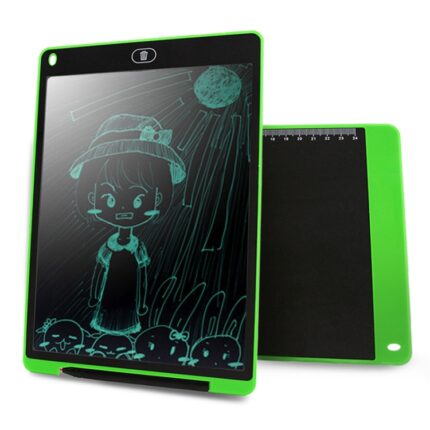 Portable 12 inch LCD Writing Tablet Drawing Graffiti Electronic Handwriting Pad Message Graphics Board Draft Paper with Writing Pen, 12 inch Black, 12 inch Green, 12 inch Blue, 12 inch Red, 12 inch White