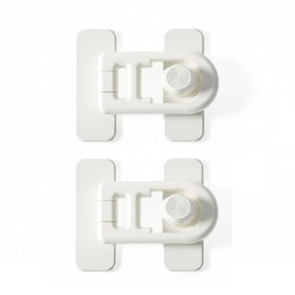 2pcs Child Proof Refrigerator Lock No-Drill Anti-Pinch Baby Safety Lock