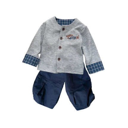 Baby Boys Spring Outfit Set Cardigan and Stylish Casual Pants for Infants and Toddlers