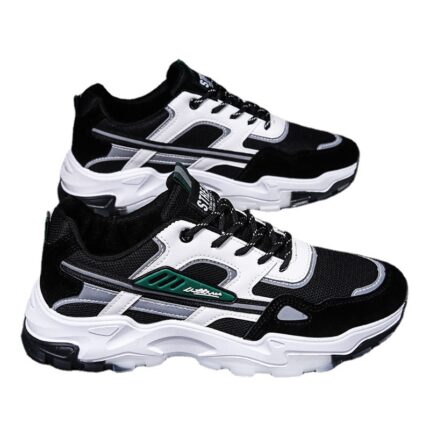 Breathable Mesh Running Dad Shoes Casual Sports Student Travel Shoes Slip-Resistant