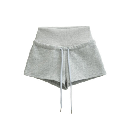 Casual White Shorts for Women, Lightweight High-Waisted A-Line Wide Leg Shorts